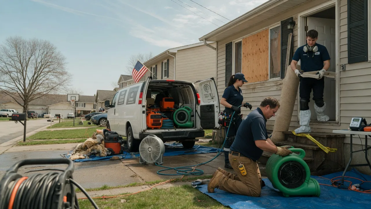 Water Damage Restoration in Wren, OH near me
